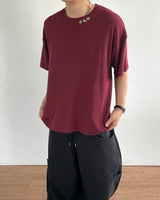 ウェザークロップワッフルショートスリーブTシャツ