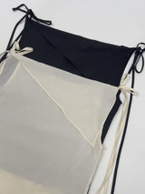 Draw Strap Nylon Bustier