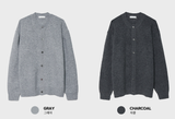 glass-like cash round hachi knit cardigan
