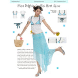 BETWEENAND “Pixel Bead” Summer White Cute and Playful Graffiti-Style Short-Sleeve T-Shirt, New Design