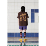 DIVING T SHIRT / BROWN