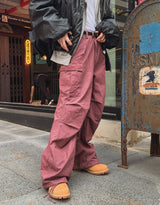 ユーティリティウォッシングワイドカーゴパンツ