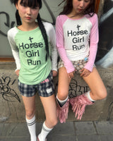 HORSE GIRL RUN LONG SLEEVE