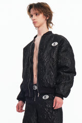 Embryo venom air force cropped cotton jacket