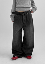 [MADE] Chenle Stripe Denim Pants