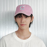 フラワーC ウォッシングボールキャップ (Pink)
