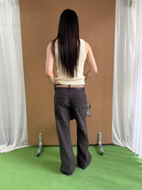 Straight Leg Loose-Fit Wide Pants