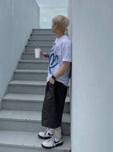 BK AND WHT half T 3C