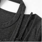 Nemi Halter Frill Cardigan Set