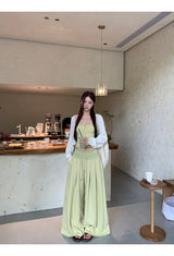 Air conditioner loose fit bolero cardigan