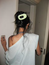 Jelly bean hair clip (Lime)