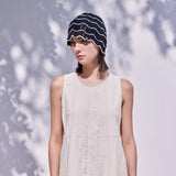 VA Label Wave Line Beanie / Black