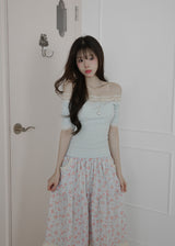 [MADE] Blair Lace Off-Shoulder Top