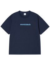 25FW コネクトグラス半袖Tシャツ ダークネイビー