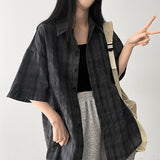 Dia Checkered Short Sleeve Shirt Shirt