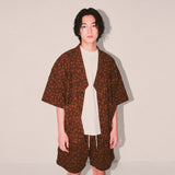 flower robe cardigan_brown
