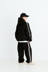 SP LINE WIDE JOGGER PANTS BLACK