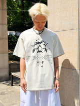 VENTIQUE ピグメントスモークTシャツ 3color