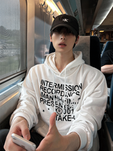 cosyharuトリミングフードTシャツ