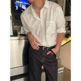[M-4XL] Wrinkle free airism shirts(5color)