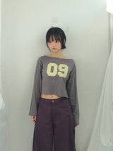 Semi-balloon pocket cotton pants
