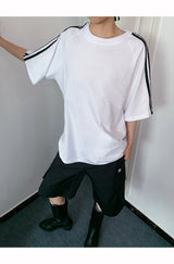 Loose Fit Boxy Round Short-Sleeved T-Shirt