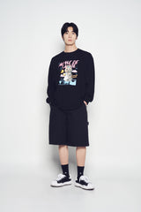 25SS SUMMIT OPANCHU USAGI LONG SLEEVE T-SHIRT BLACK