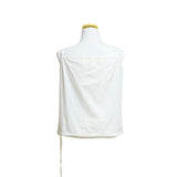 (2color) Lace Drawstring Sleeveless Blouse