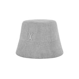 VA Stud Tweed Drop Bucket Hat / Gray
