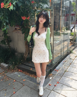 Knit crop cardigan