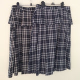 Double Layered Check Skirt