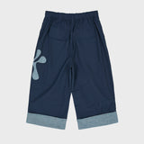 Check Applique Capri Pants