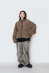 Monoon hooded windbreaker