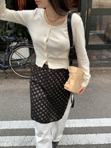[MADE] Harmo layered knit skirt