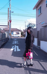 【MADE】 Dot Pocket Bag - Pink S