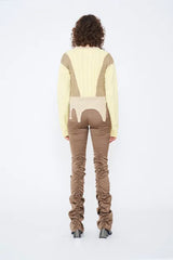 SWITCHING COLOR KNIT