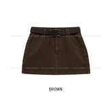 Rizzle Basic Cotton Mini Skirt