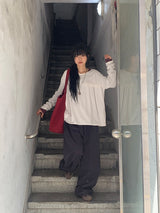 26FW★ [BAONHAUS] コイレン フリル ロングスリーブ Tシャツ
