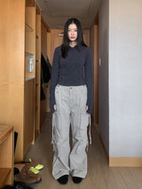  LINE HOOD HALF ZIP-UP