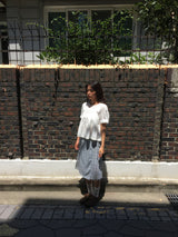 トゥルーチェックシフォンスカート (1color)