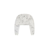 Crop Damage Sweatshirt (WHITE)
