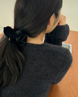 [MADE] ピオニーベルベットヘアシュシュ 8colors *1PCS