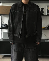 MR Squad Collar Denim Jacket (2C)