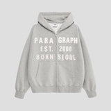 PARAGRAPH ソウルジップフーディー グレー