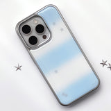 [MADE] STARRY SCOOP PHONE CASE (epoxy silver bumper)