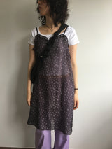 Back button chiffon one-piece (1color)