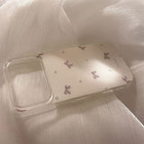Glitter Diamond Ribbon iPhone Case