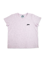 W Horn Applique Tee in Light Pink