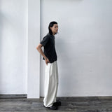 Structured Textured Cropped Tee
