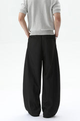 Deconstructed Wide Leg Trousers